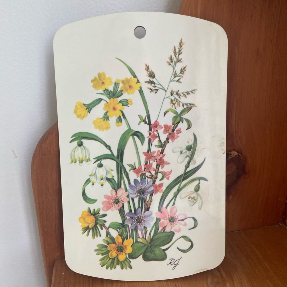 Vintage Ricolor Melamine cutting board